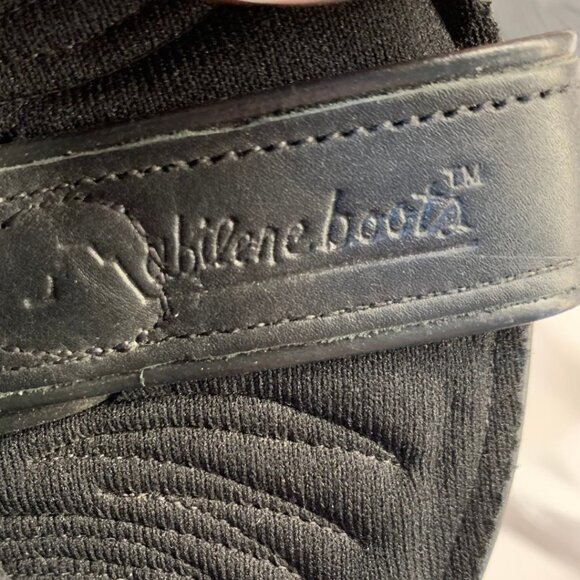 Abilene Josephine 11” Black Cowhide Round Toe Boot Womens Size 7.5 - Picture 7 of 10